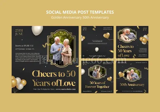 金色50周年Instagram纪念图集