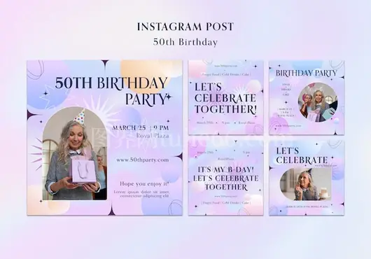 五十岁生日Instagram庆生帖精选