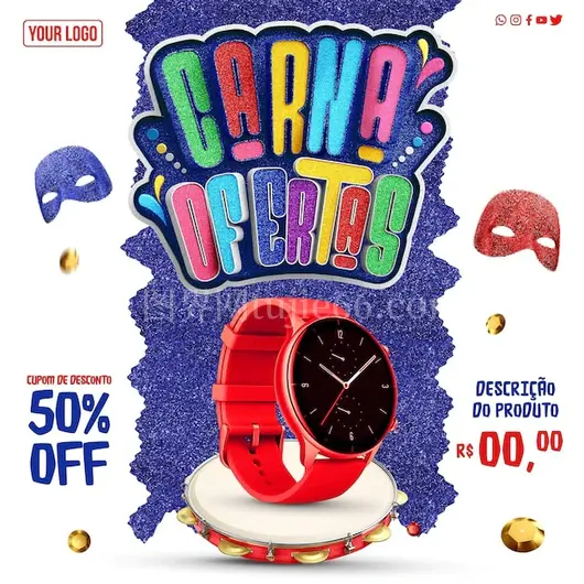 狂欢节活动50%折扣大放送