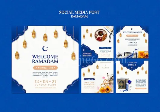 斋月创意Instagram帖子模板精选