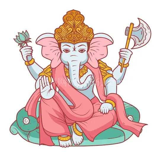 手工GANESH插画作品展示