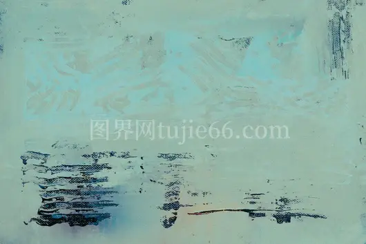 细腻笔触画布抽象蓝绿纹理