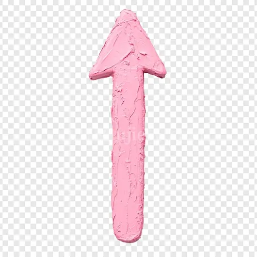 粉色箭头纹理抽象艺术作品