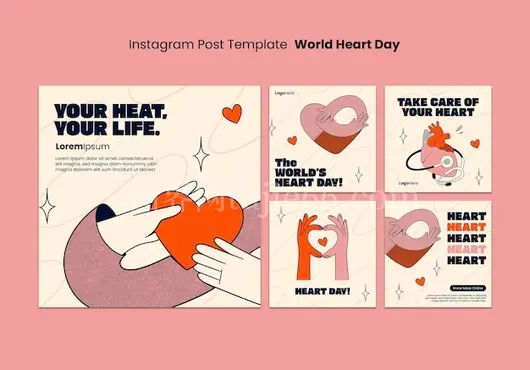 世界心脏日Instagram分享美图
