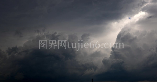 戏剧积雨云延时摄影大片