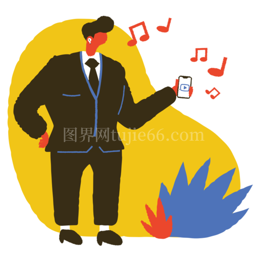 商人聆听音乐播放器音效