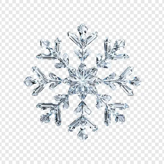冰晶雪花冬季设计之美