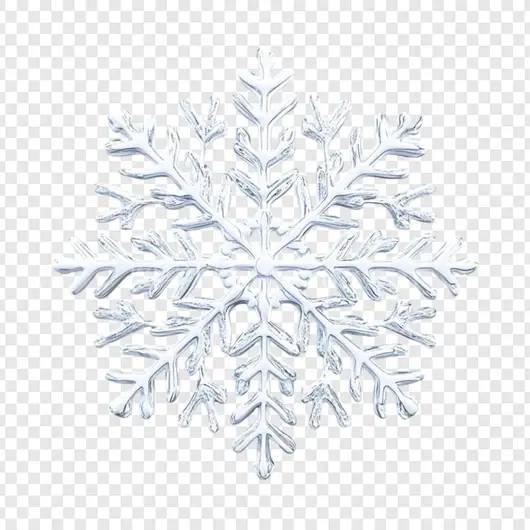 冰晶雪花冬季设计之美