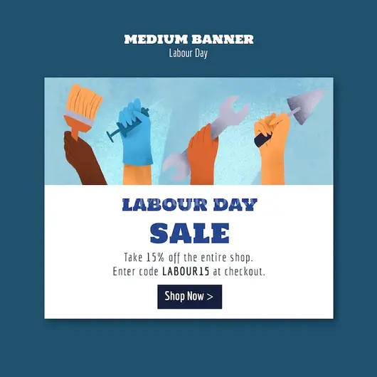 五一劳动节模板设计图精选