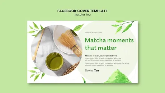 抹茶茶Facebook封面模板设计精选