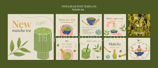 抹茶茶饮Instagram图片展示精选