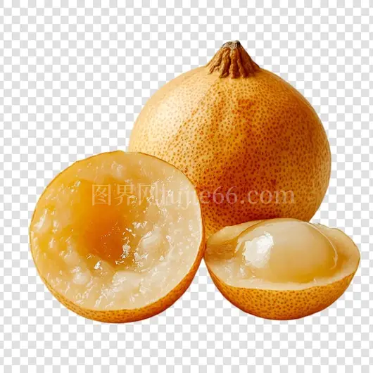 金色成熟苹果多汁切面异国风味