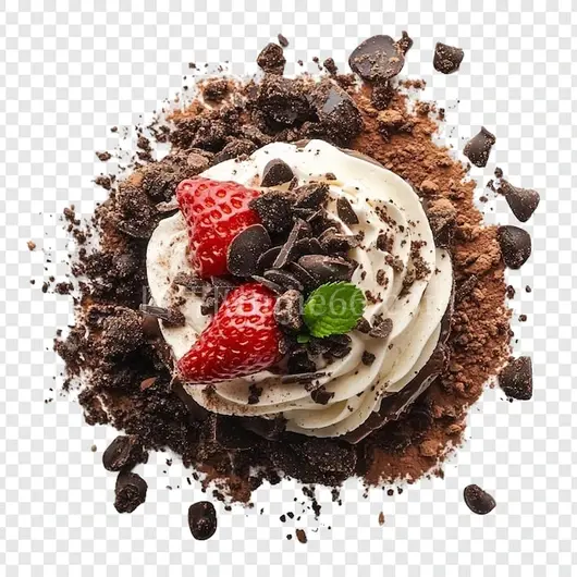 巧克力草莓甜点美味诱惑