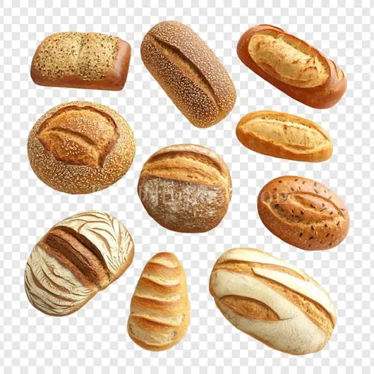 美味艺术面包多样金色外壳烘焙美味