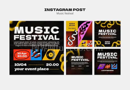音乐表演Instagram分享瞬间