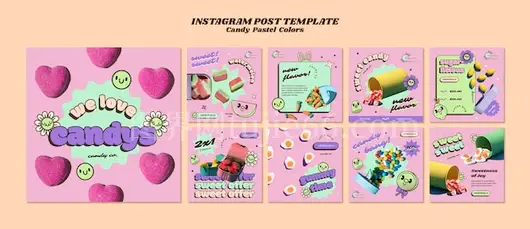 糖果色调Instagram分享美图