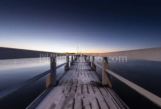 棕色木鸭静卧平静水面白昼景致