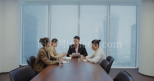 商务人士办公会议风采