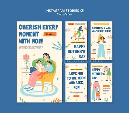母亲节Instagram故事分享亮点集