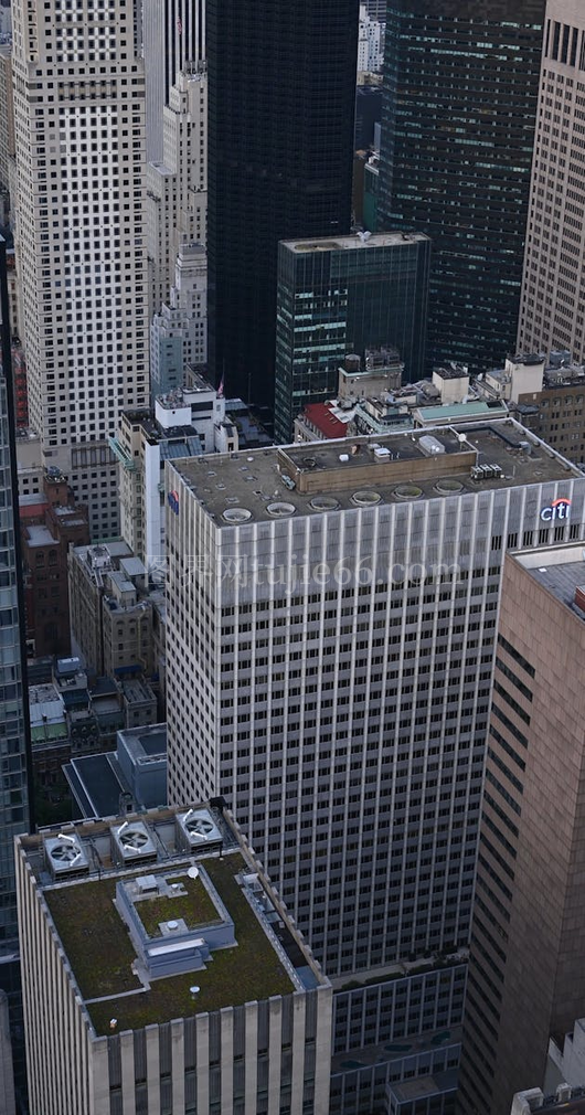 曼哈顿建筑双景图