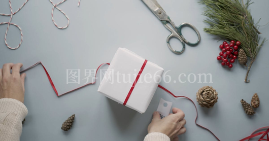 圣诞礼物平面构图图集