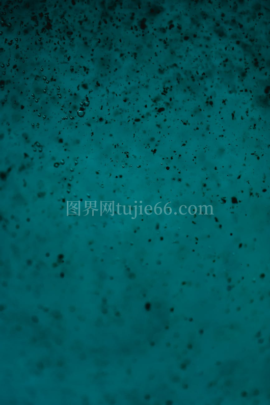 青绿液泡抽象纹理特写