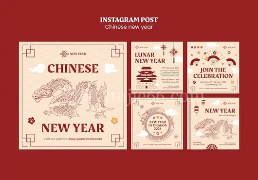 春节模板设计灵感集