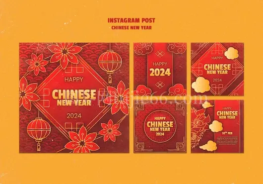 春节模板设计灵感集锦