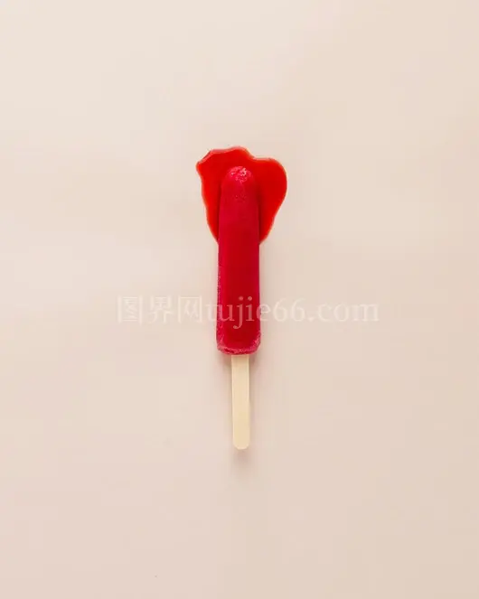 冰棍融化艺术视觉冲击