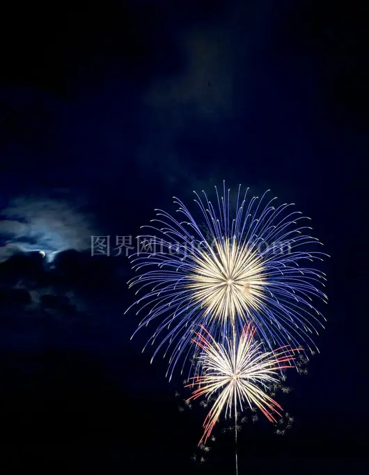 烟花夜空庆祝节