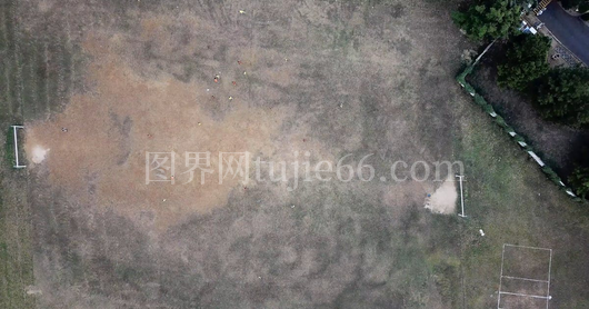 足球比赛全景俯瞰图