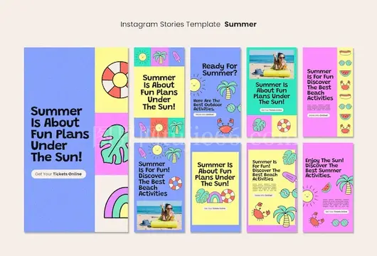夏日假期Instagram分享故事集