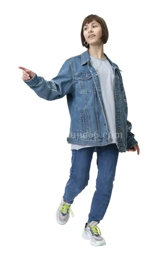 少女年轻摆姿势