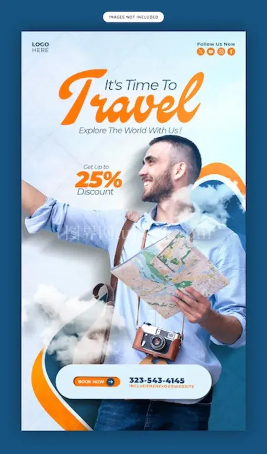 旅游Instagram/Facebook故事模板