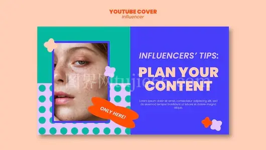 扁平设计YouTube封面影响者营销攻略