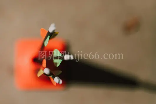 彩色弓箭靶心浅景深上方捕捉