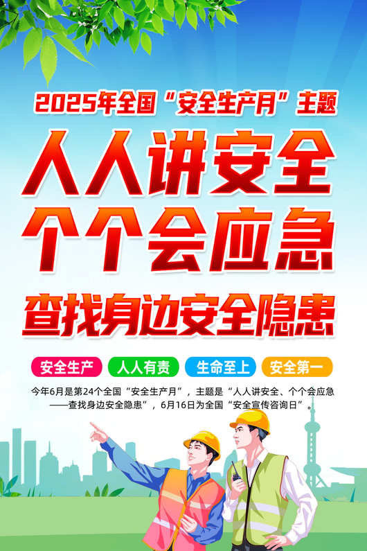 安全生产月展板素材