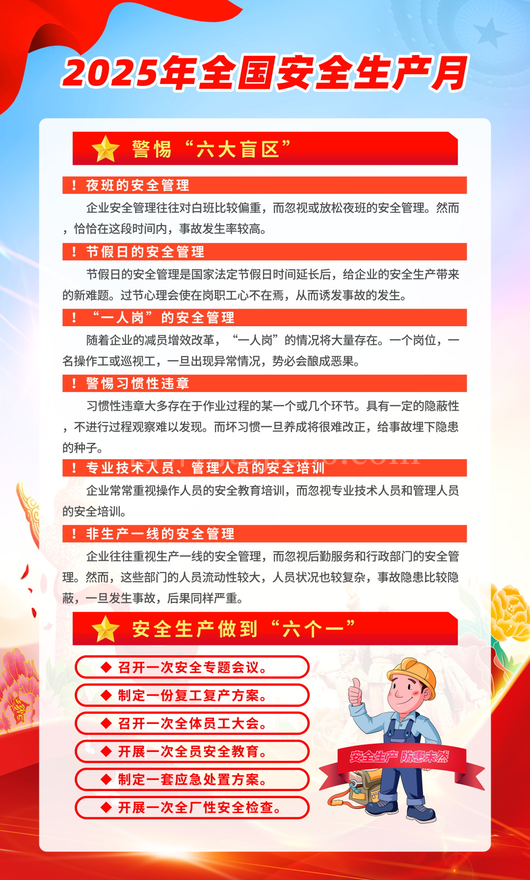安全生产月展板素材 