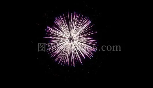 春节跨年新年国庆节烟花绽放喜庆节日庆祝视频