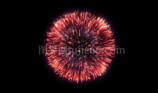 春节跨年新年国庆节烟花绽放喜庆节日庆祝视频