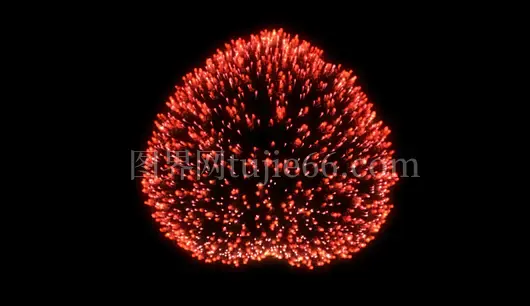 春节跨年新年国庆节烟花绽放喜庆节日庆祝视频