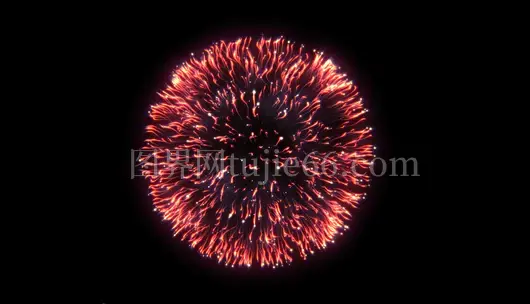 春节跨年新年国庆节烟花绽放喜庆节日庆祝视频