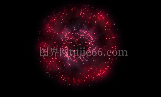 春节跨年新年国庆节烟花绽放喜庆节日庆祝视频