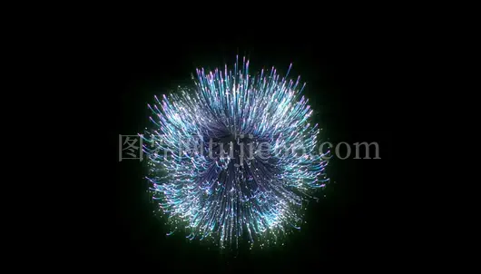 春节跨年新年国庆节烟花绽放喜庆节日庆祝视频