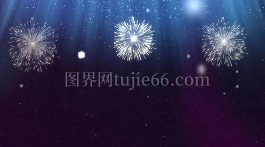 春节跨年新年国庆节烟花绽放喜庆节日庆祝视频