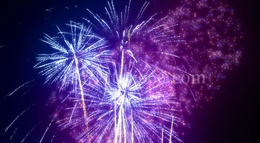 春节跨年新年国庆节烟花绽放喜庆节日庆祝视频